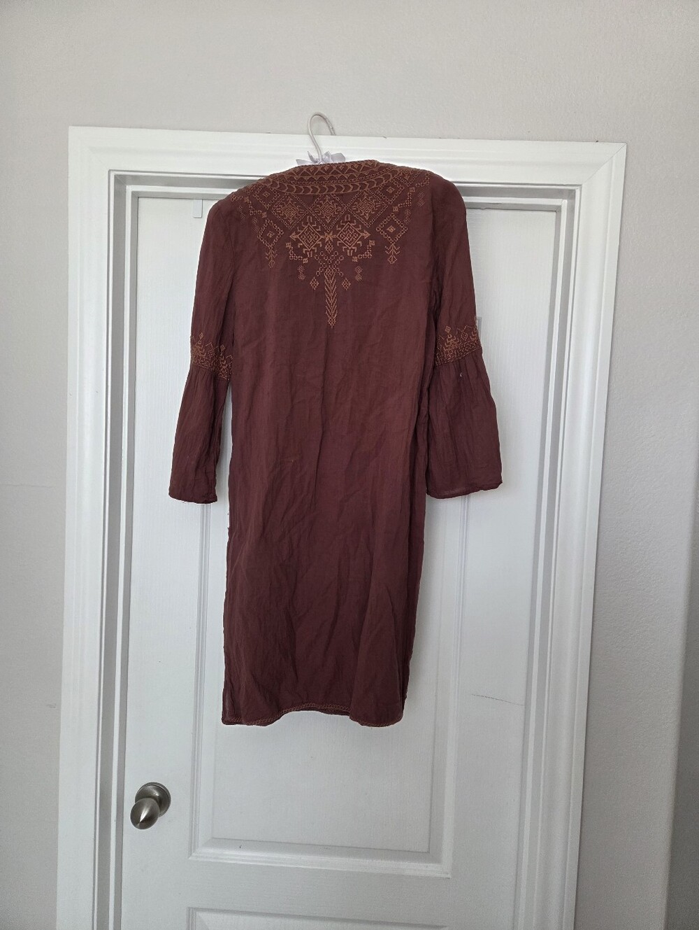 Johnny Was Workshop Tunic Top Cotton Embroidered XS - Picture 5 of 5